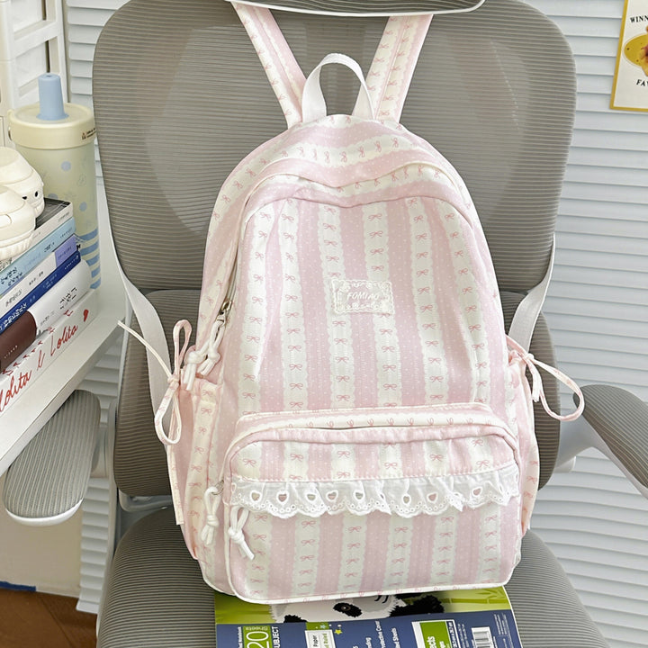 Stylish Floral Embroidered Backpack