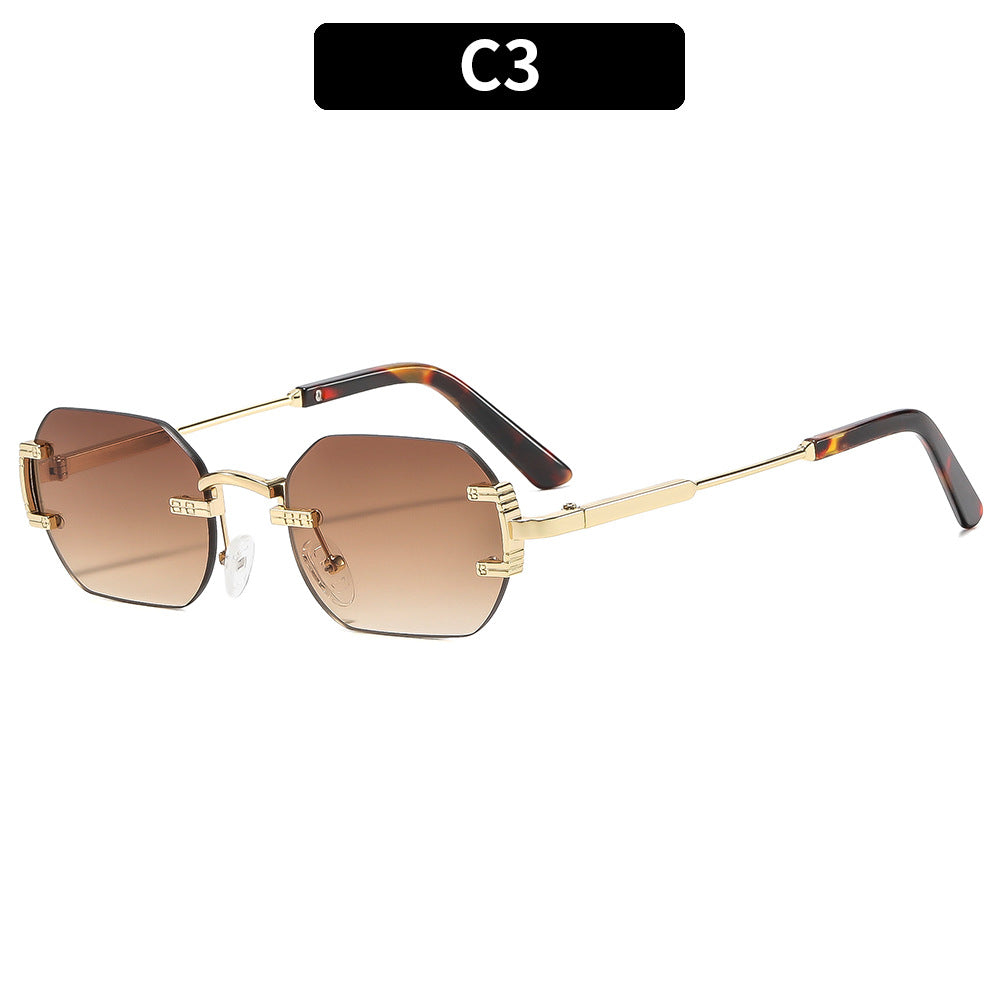Stylish Geometric Frame Glasses