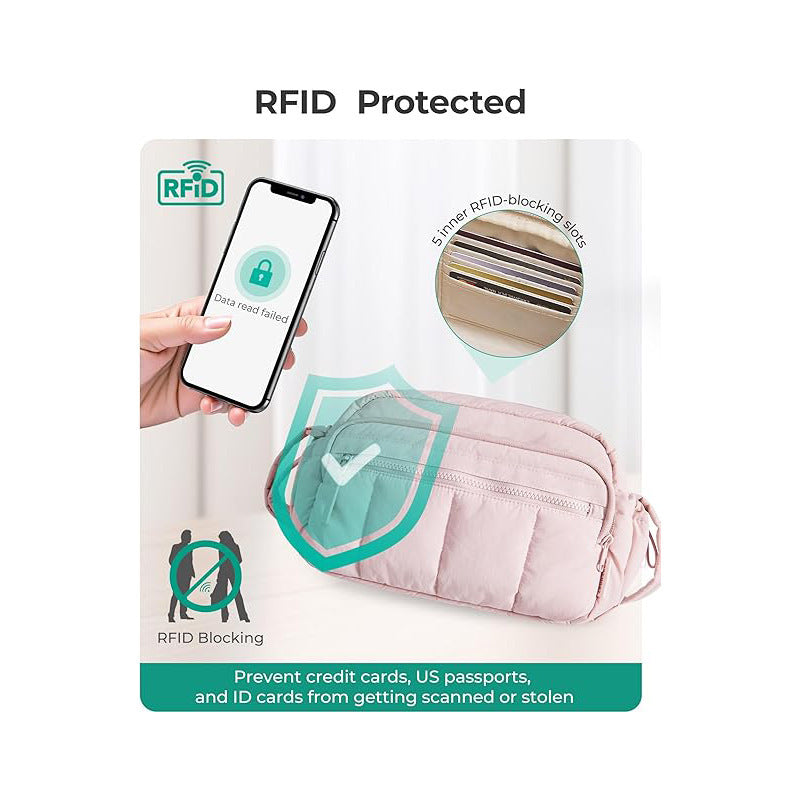 Practical crossbody bag with multifunctional compartment division Bowlift