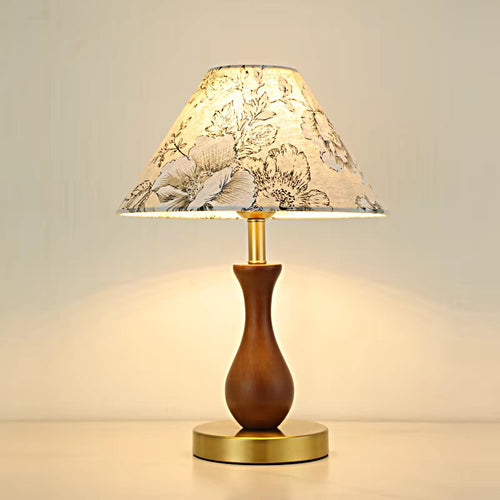 Modern Floral Accent Table Lamp