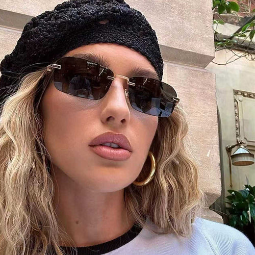 Men's Sleek Geometric Frame Sunglasses Bowlift