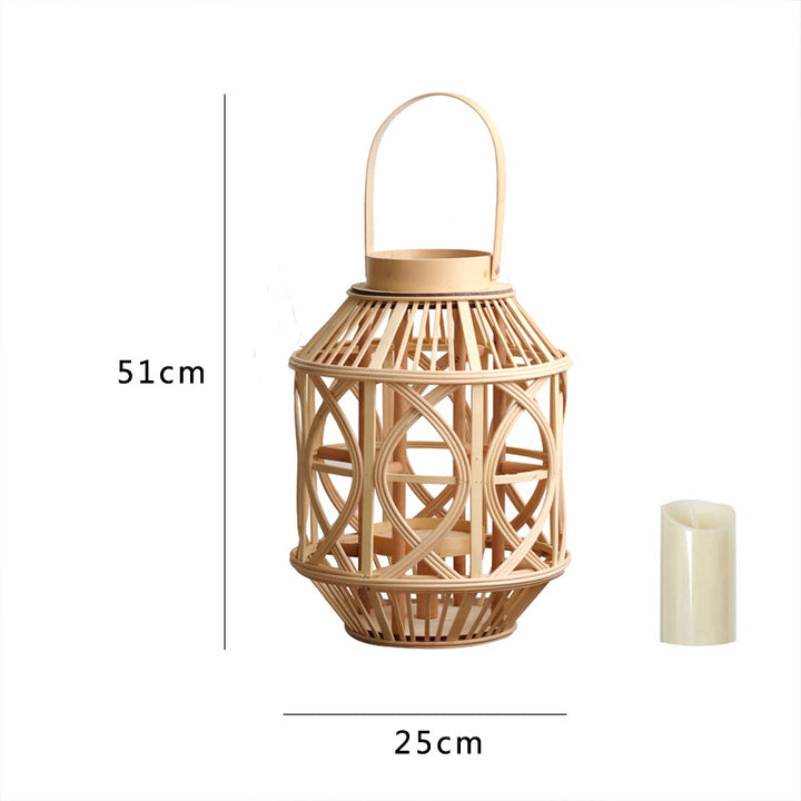 Decorative Rattan Pendant Lamp Bowlift