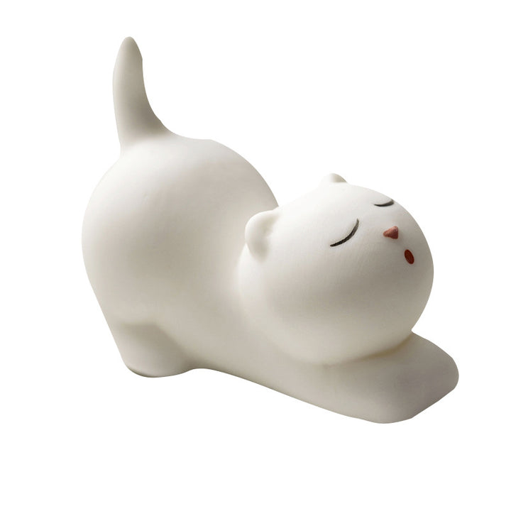Decorative Cat Figurine Bowlift