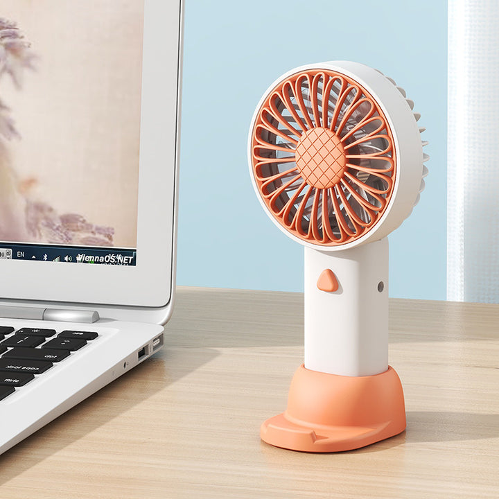 Women's portable mini fan with multiple adjustable speed settings Bowlift