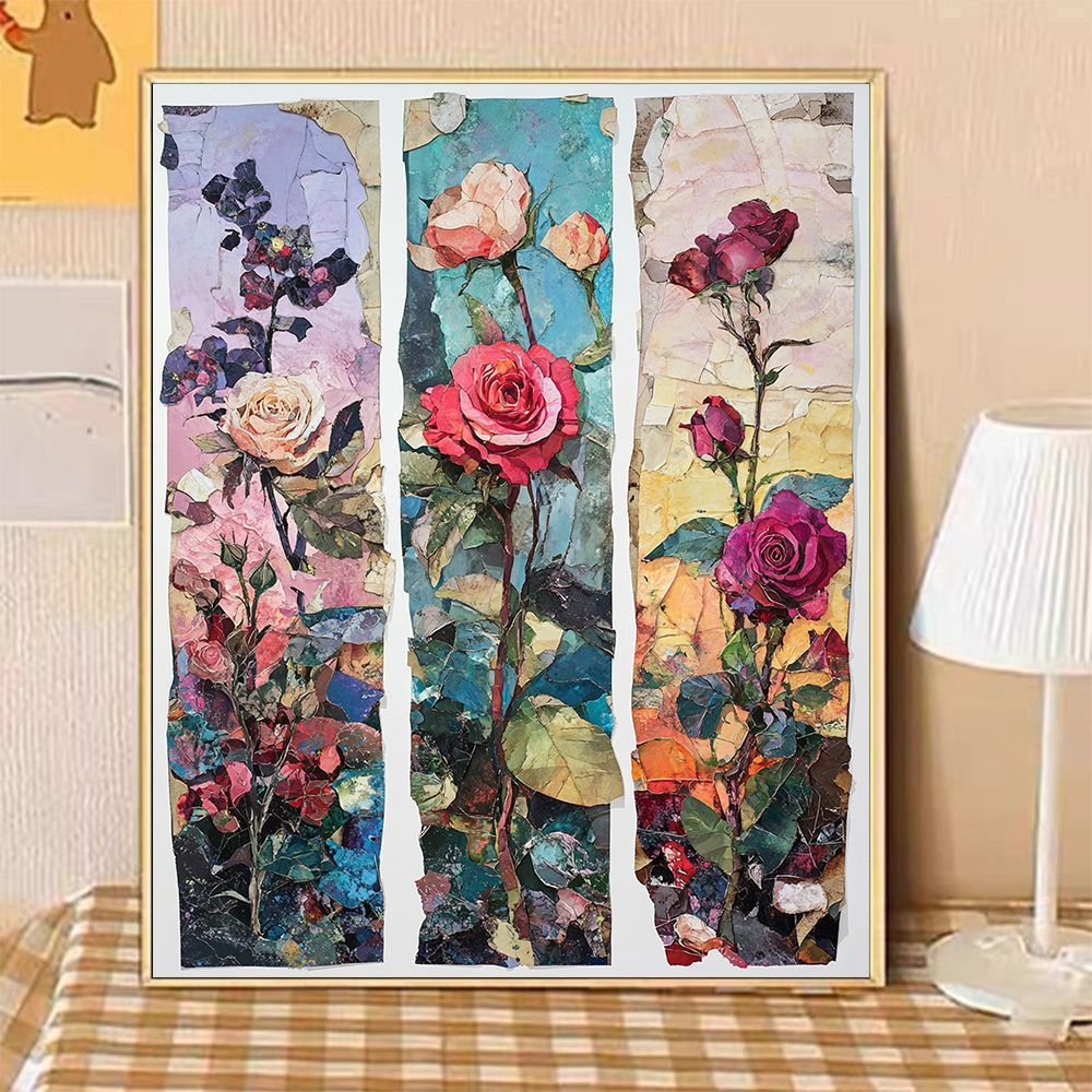 Vintage Floral Artwork Bowlift