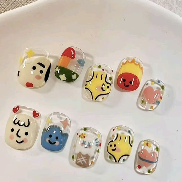 Artistic Character Nail Art Set Bowlift