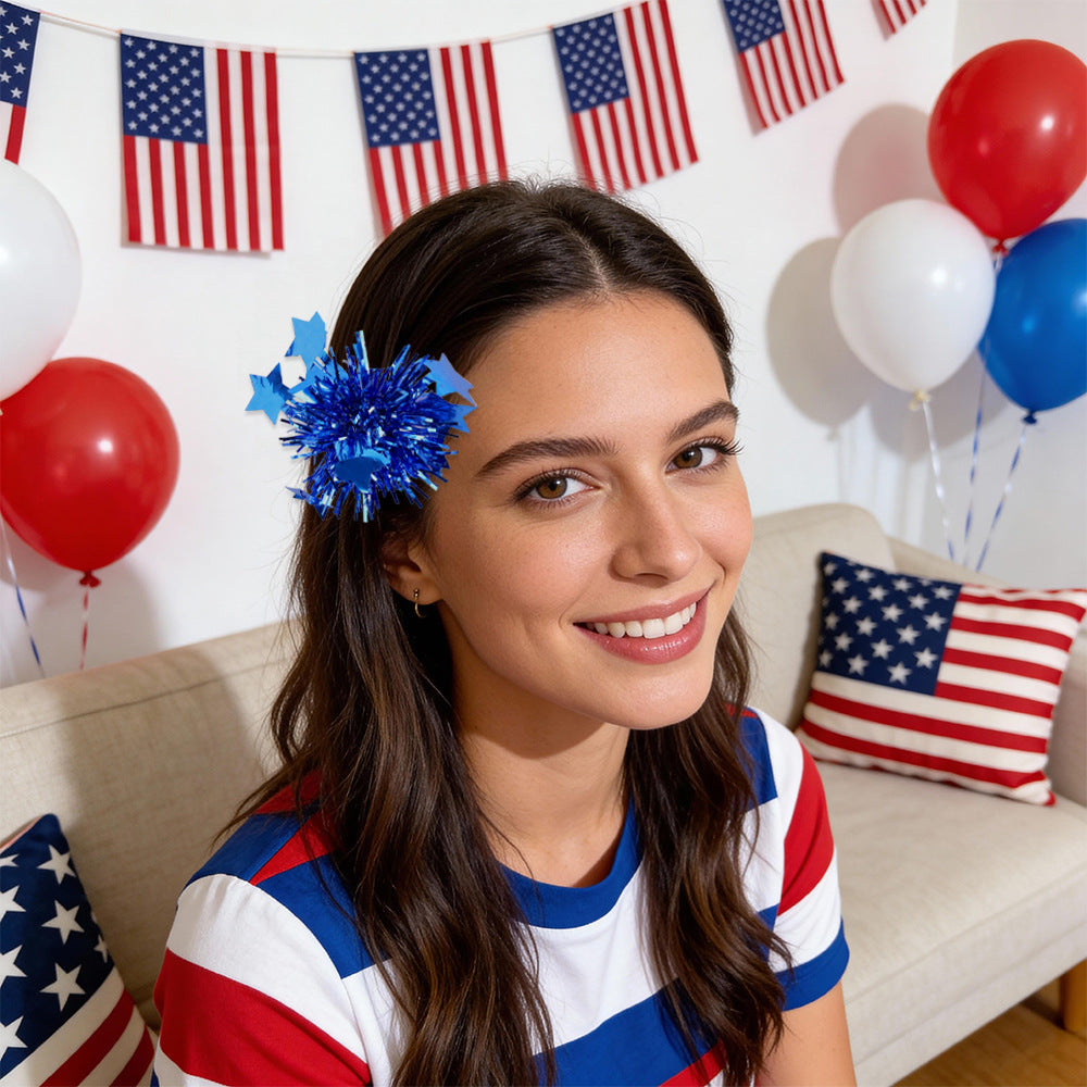 Unisex nan lightweight hand pompon made of shiny metallic foil ideal for cheerleading and fan merchandise Bowlift
