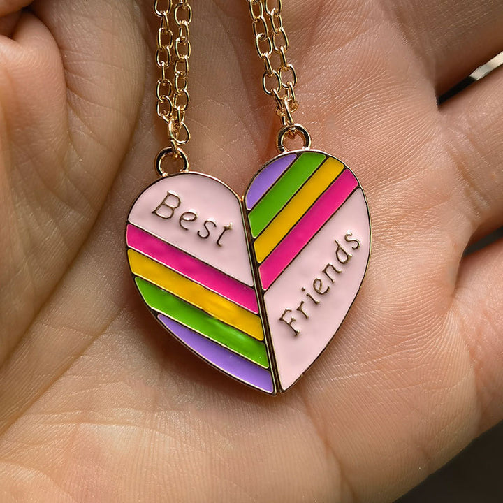 Friendship Heart Pendant Necklace Bowlift