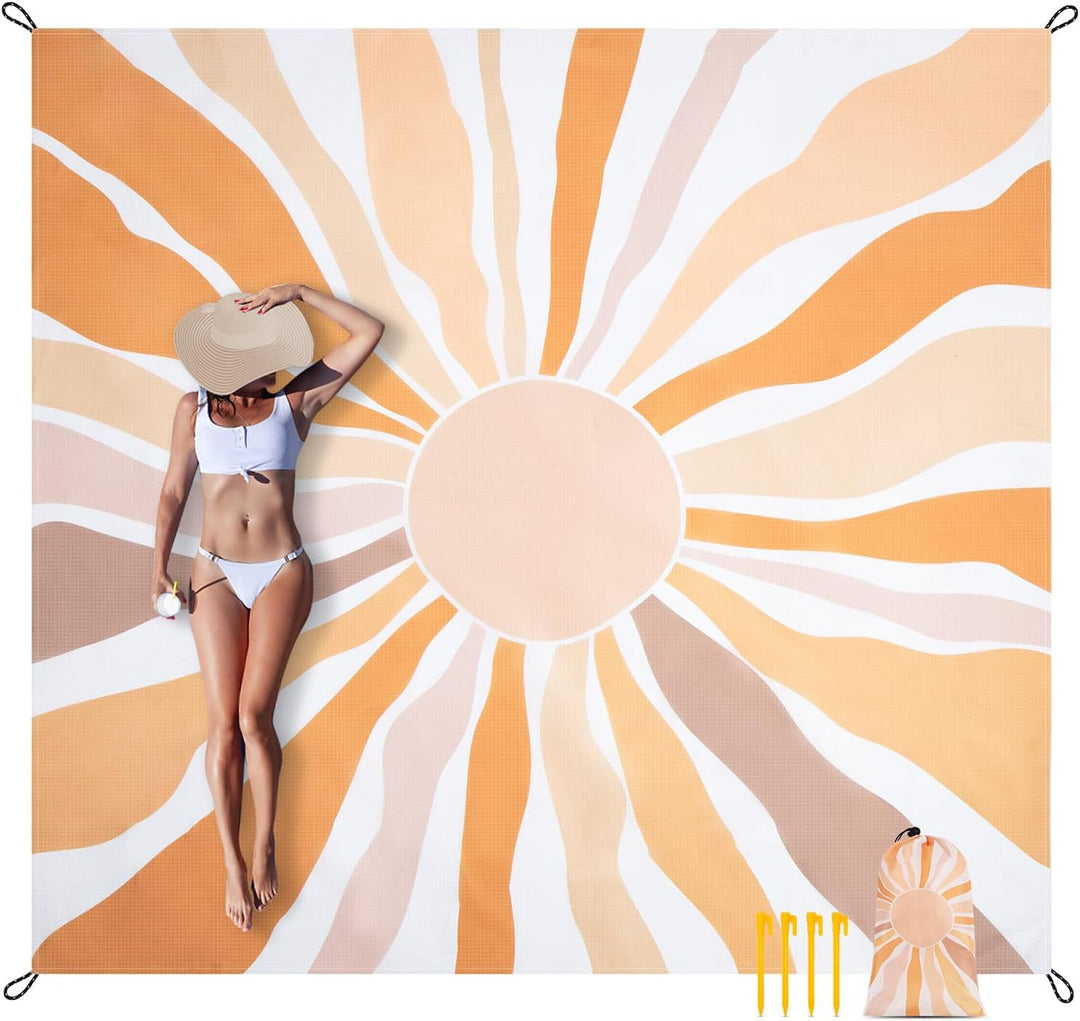 Sunburst Beach Blanket Bowlift