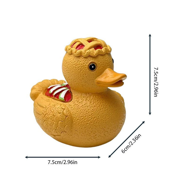 Funny Decor Rubber Duck with Sprinkles Bowlift