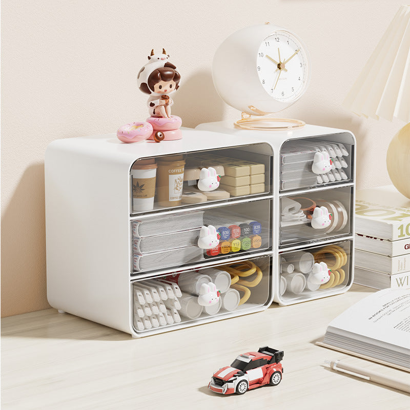 Modern Multi-Drawer Desktop Storage Organizer Bowlift