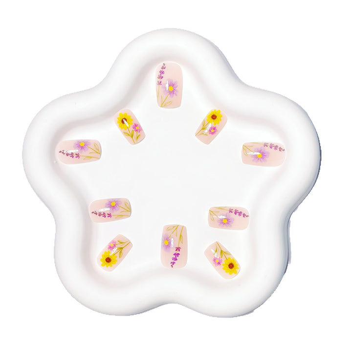 Floral 3D Nail Art Bowlift