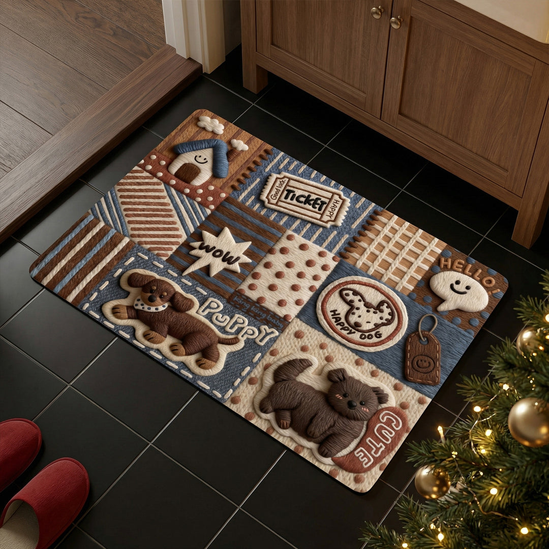 Fun Pet-Themed Doormat Bowlift