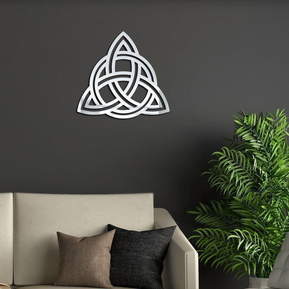 Laser-Cut Triquetra Celtic Wall Plaque Bowlift
