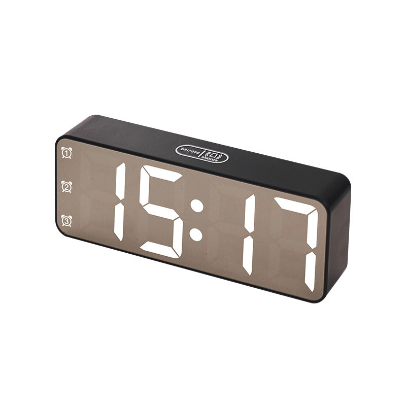 Digital Clock with Large LED Display and Multifunctional Settings Bowlift