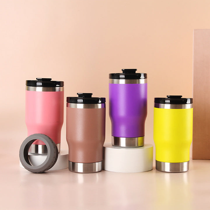 Women Insulated Coffee Mug with non-slip silicone base Bowlift