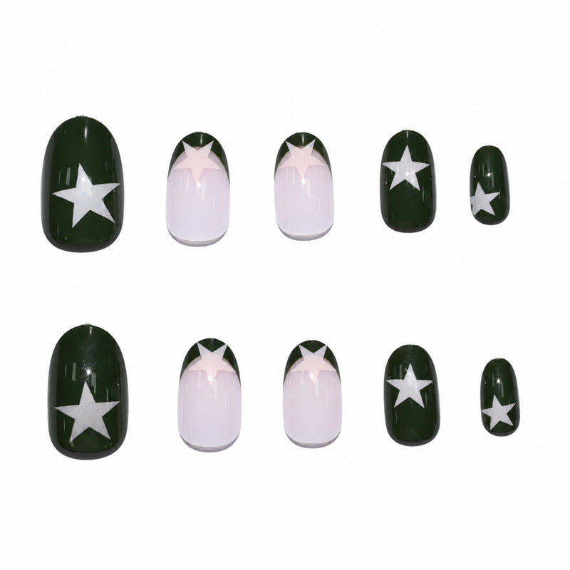 Creative Nail Art with Star Motifs Bowlift