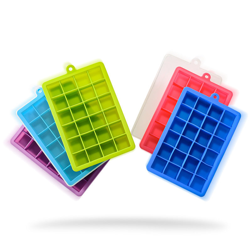 Flexible Silicone Ice Cube Tray Bowlift