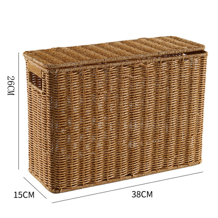 Rectangular Woven Storage Chest Bowlift