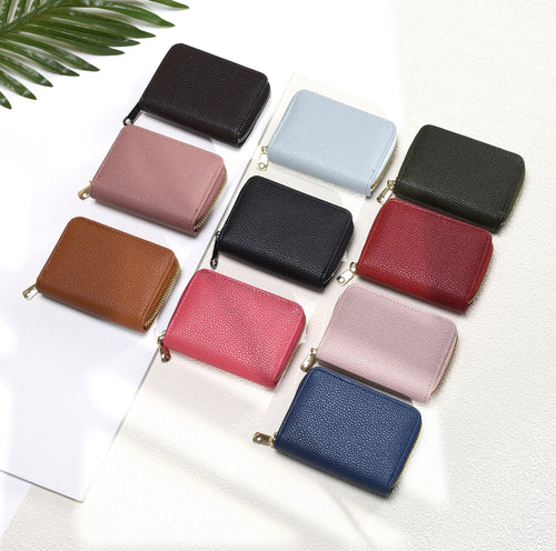 Leather Zip Wallet