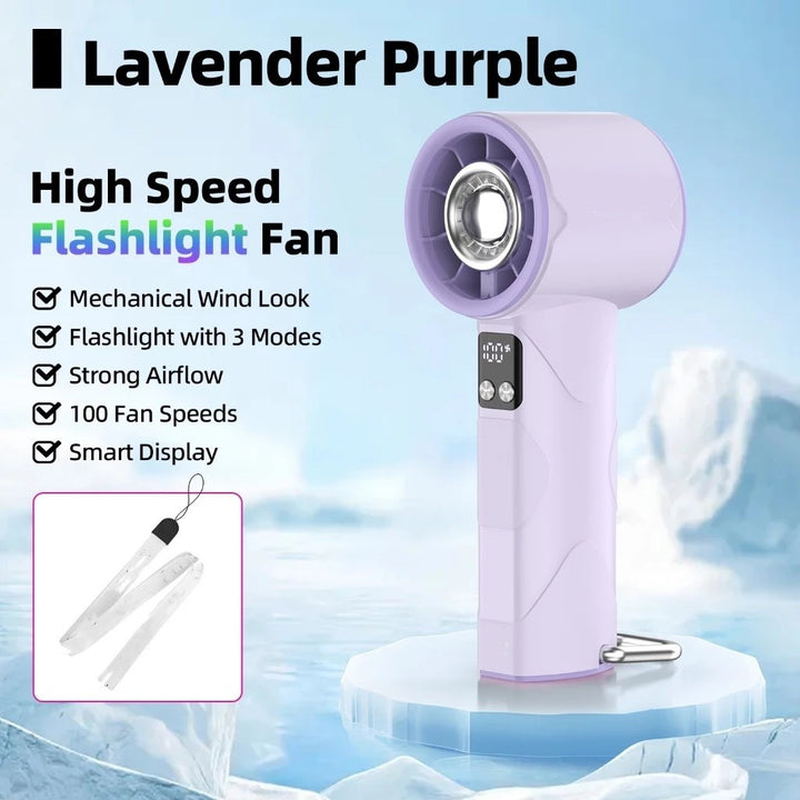 Ladies high-speed fan with flashlight Bowlift