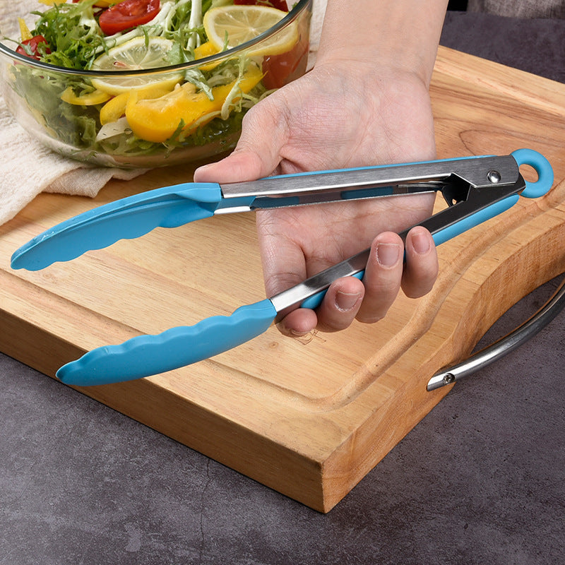 Multifunctional Silicone Kitchen Tongs with Ergonomic Handle Bowlift