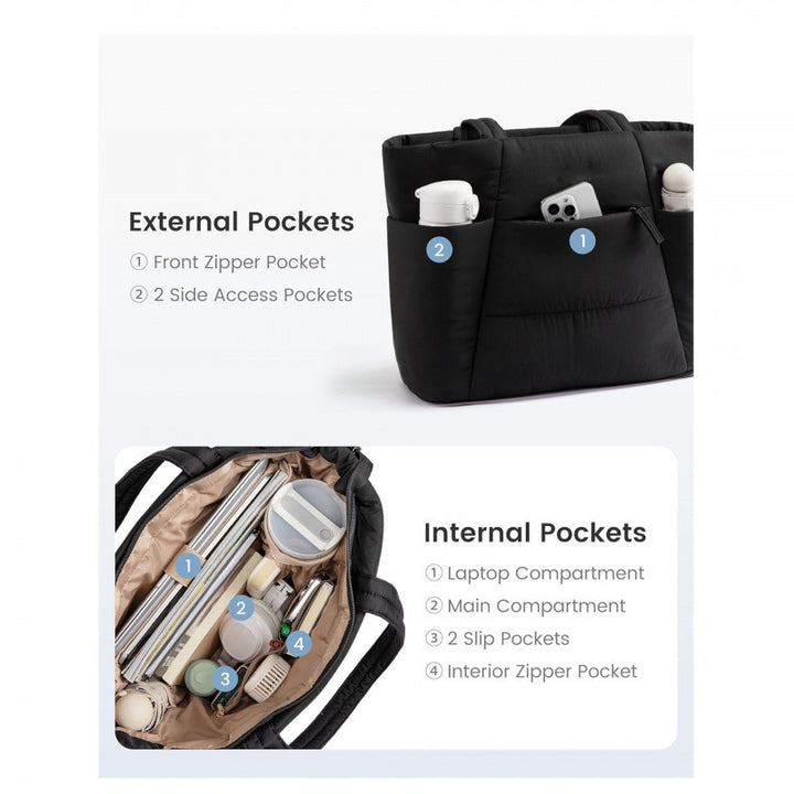 Stylish and Padded Tote Bag Bowlift