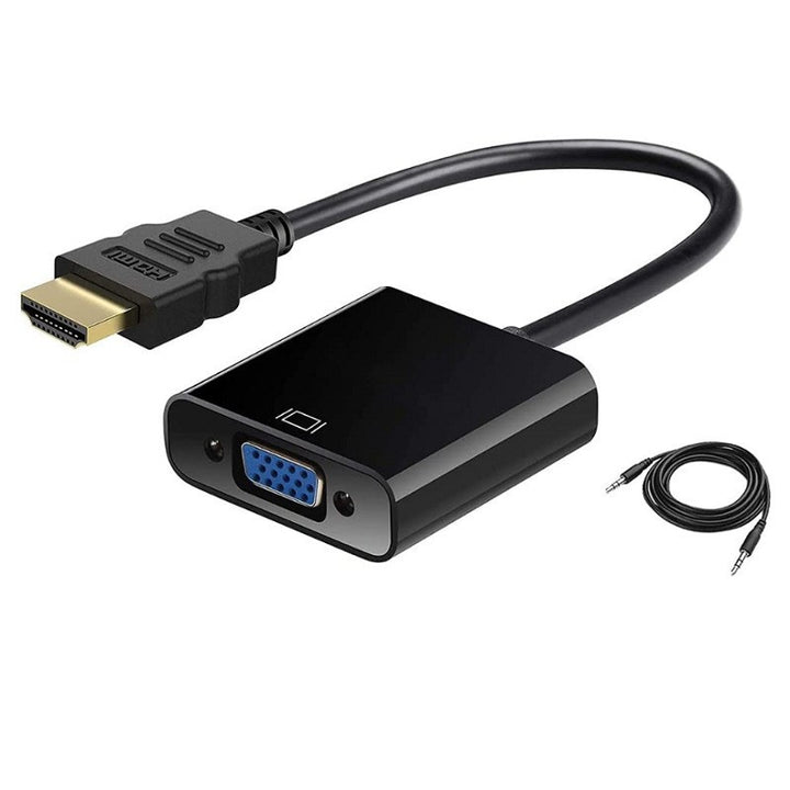 Hdmi-To-Vga Adapter with Audio Output Bowlift