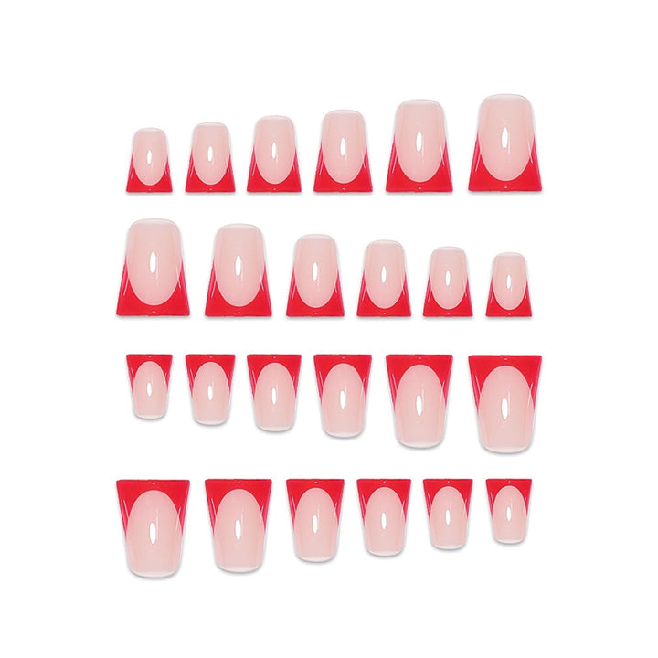 Artistic Square Press-On Nails Bowlift