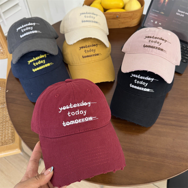 Women's Distressed Graphic Cap Bowlift