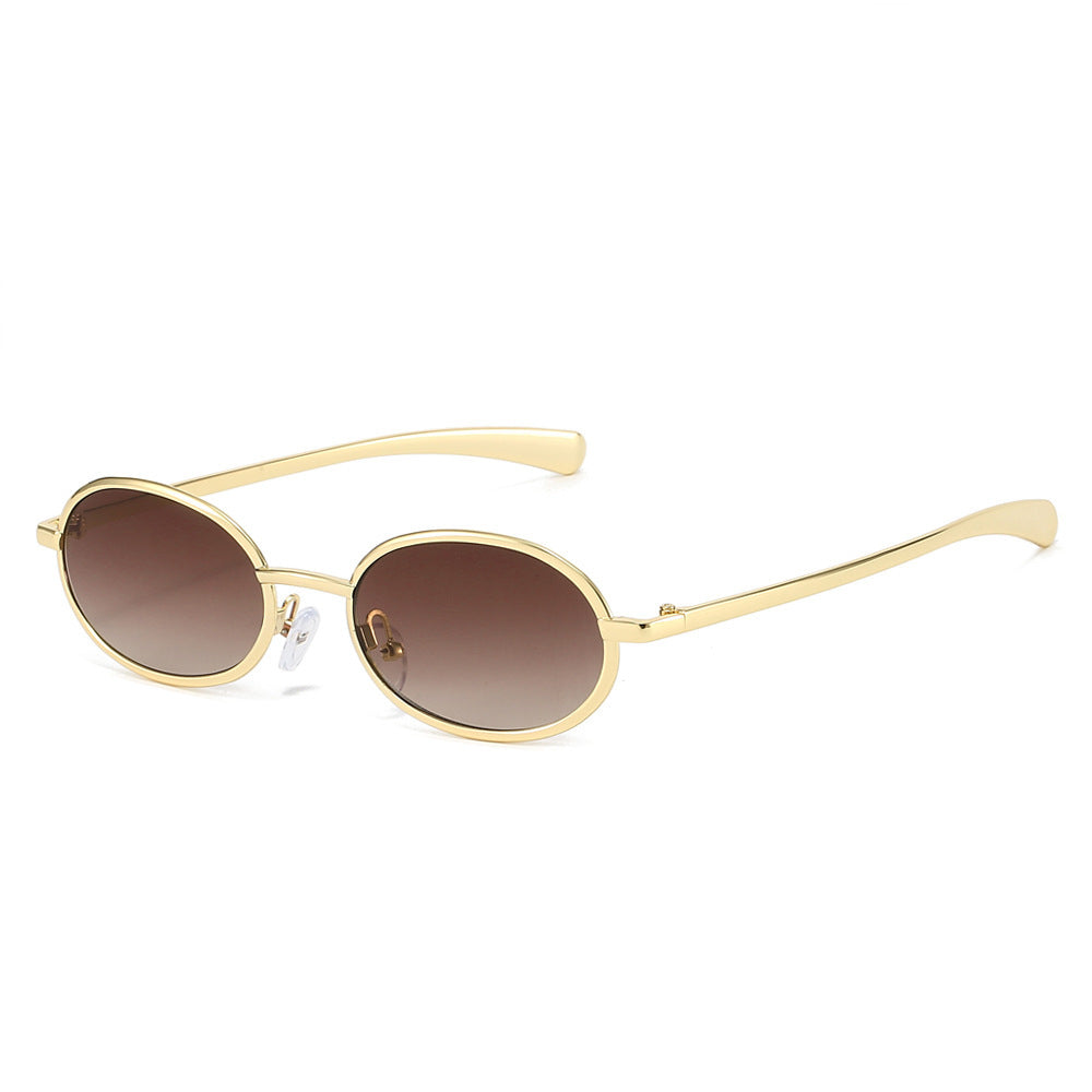 Stylish Retro Oval Sunglasses Bowlift