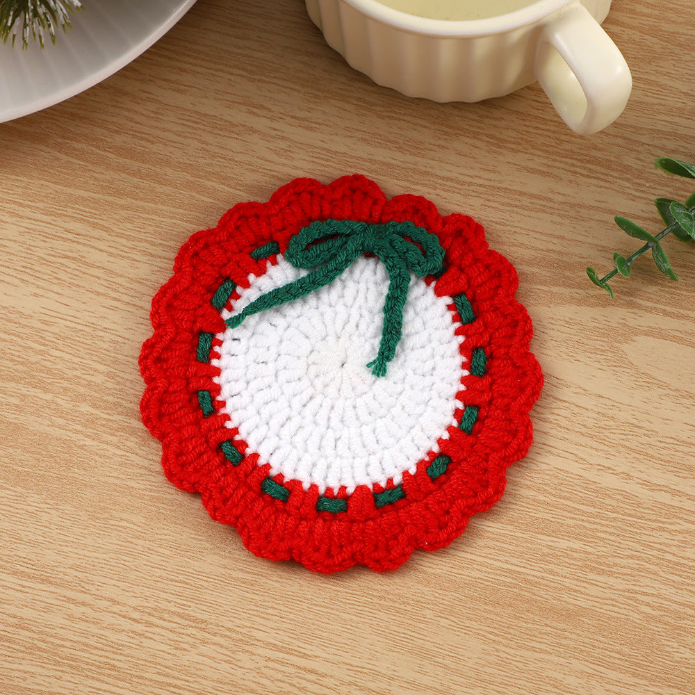 Decorative Artisan Crocheted Coaster Bowlift