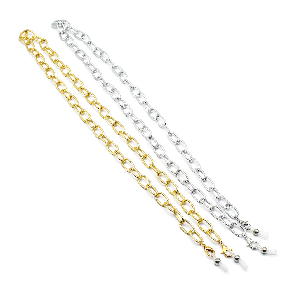 Stylish Metal Chain Eyewear Holder Bowlift