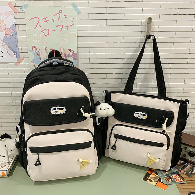 Multi-Functional Plush School Backpack Bowlift