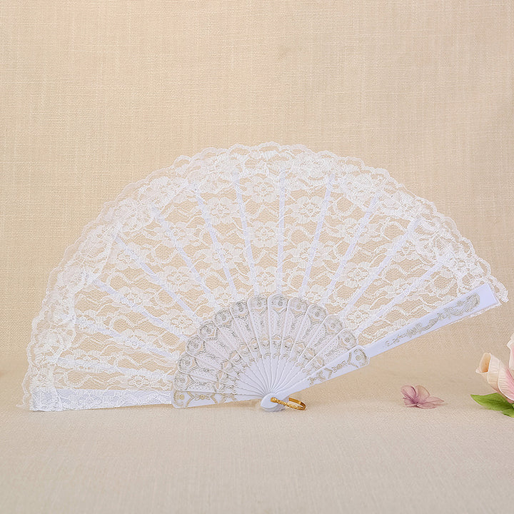 Ladies lace hand fan Bowlift