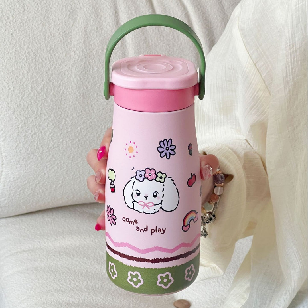 Women Playful Insulated Bottle Bowlift