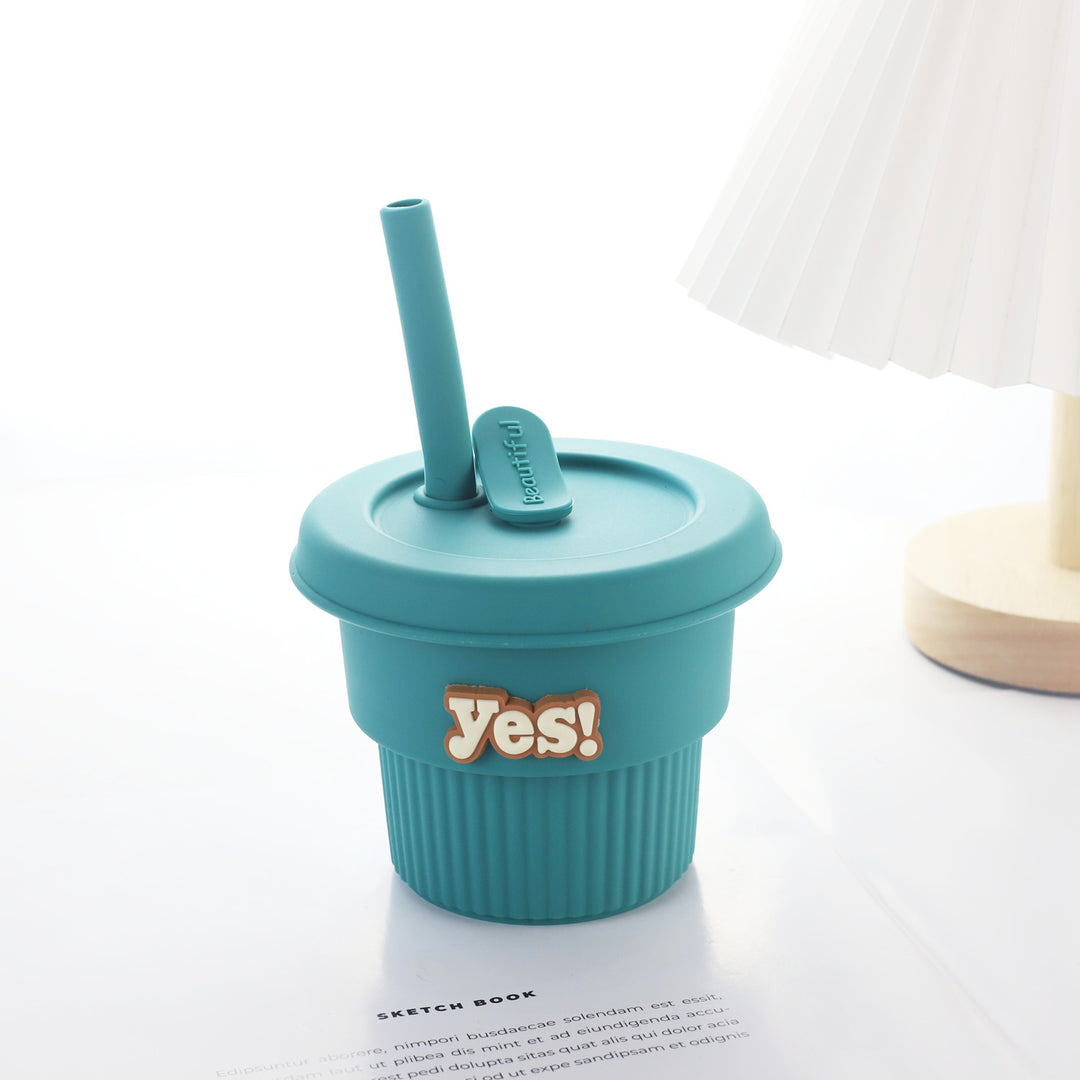 Women's creative silicone drinking cup with funny designs Bowlift