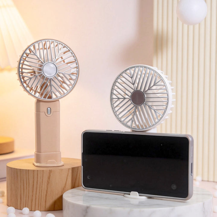 Portable battery-operated handheld fan with multiple speed settings Bowlift