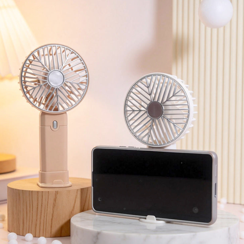 Women Portable USB Hand Fan with Flexible Tilt Bowlift