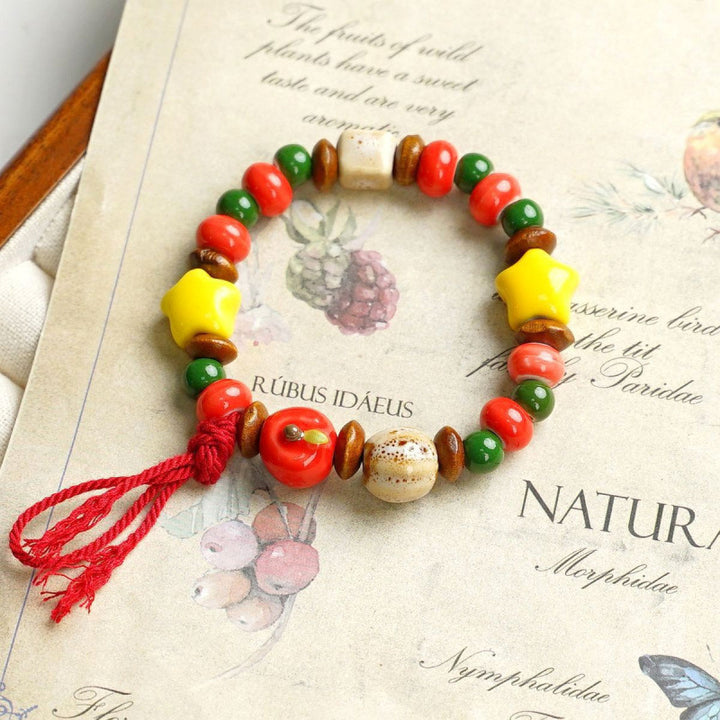 Heart-Shaped Beaded Bracelet Bowlift
