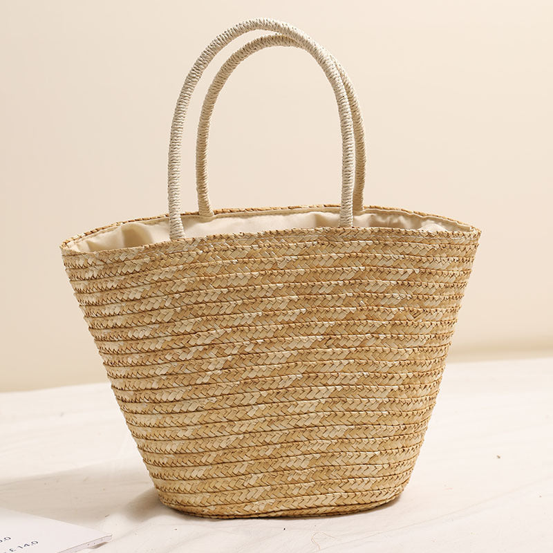 Beach linen bag with personalized embroidery Bowlift