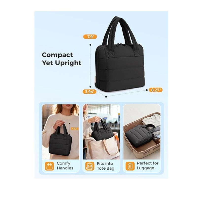 Cosmetic organizer with practical compartment system Bowlift