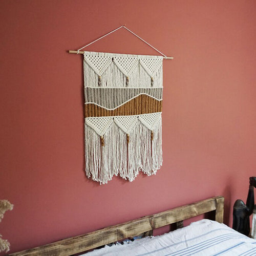 Bohemian Macrame Wall Tapestry Bowlift
