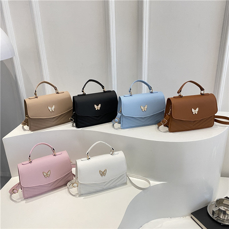 WoElegant Quilted Leather Satchel Bag Bowlift