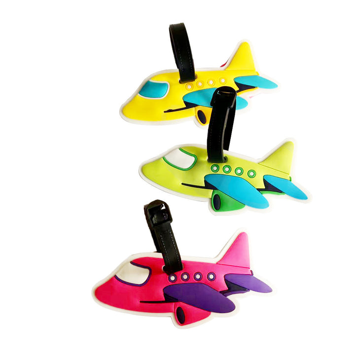Unisex Airplane-Themed Luggage Tag Bowlift