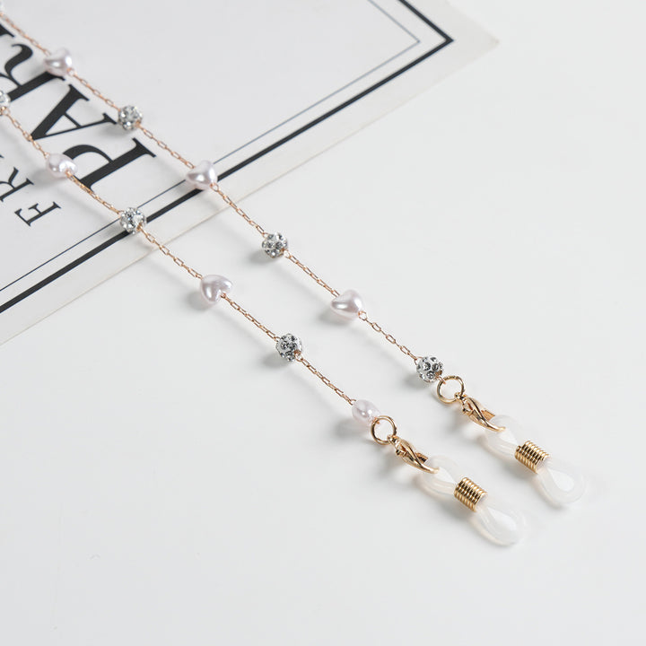 Elegantly Beaded Eyewear Chain Bowlift
