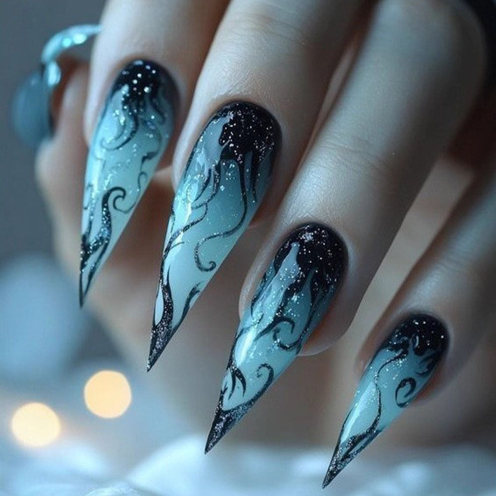 Artificial Nails in Creative Tip Design Bowlift