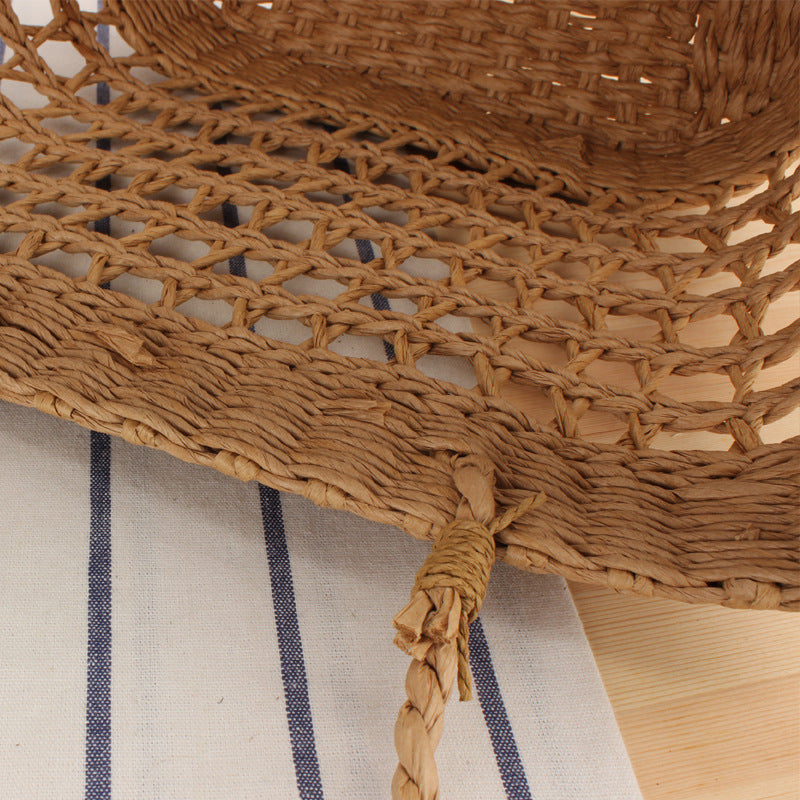 Woven Beach Bag Made of Natural Material Bowlift