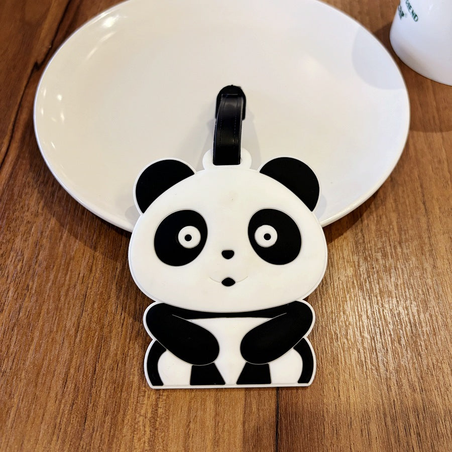 Panda-Themed Travel Luggage Tag Bowlift
