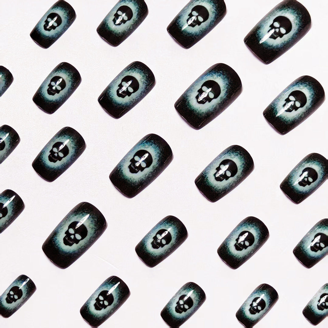 Decorative Skull Nail Art Bowlift